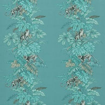 Monkeying Around Lagoon Fabric by the Metre